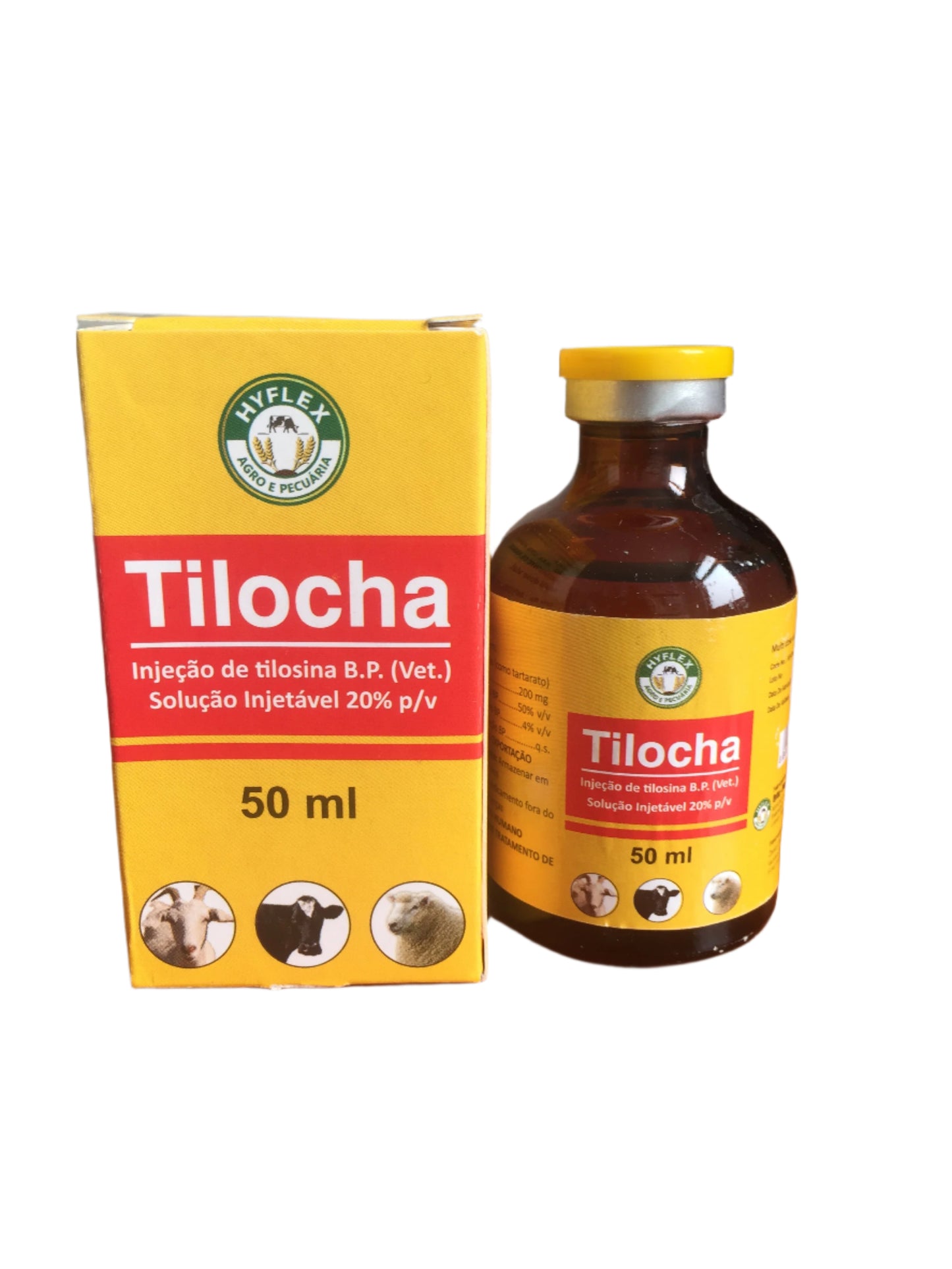 TILOCHA-TYLOSINA 20% SOLUÇÃO INJETÁVEL 50ML CX-10
