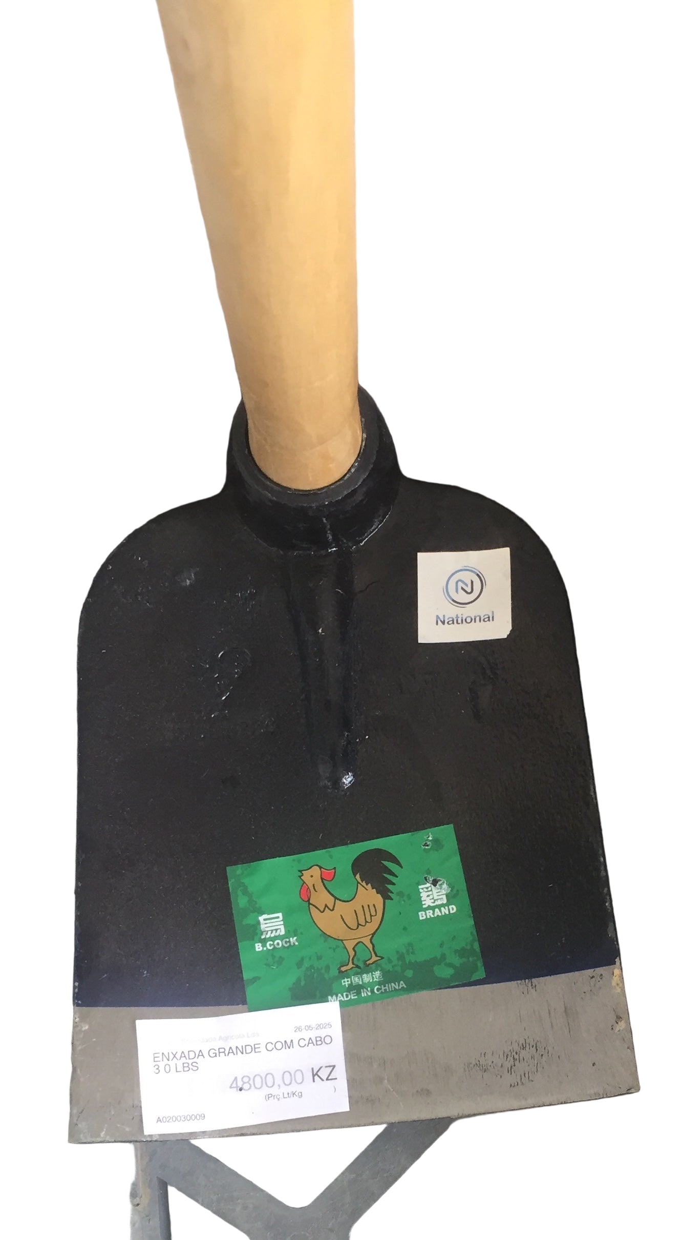 ENXADA GRANDE COM CABO 3.0Lbs