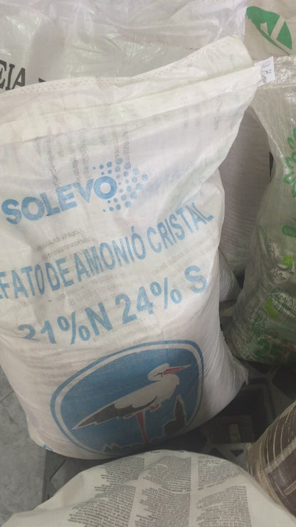 ADUBO SULFATO DE AMÓNIO 21%N 24%S  50KG